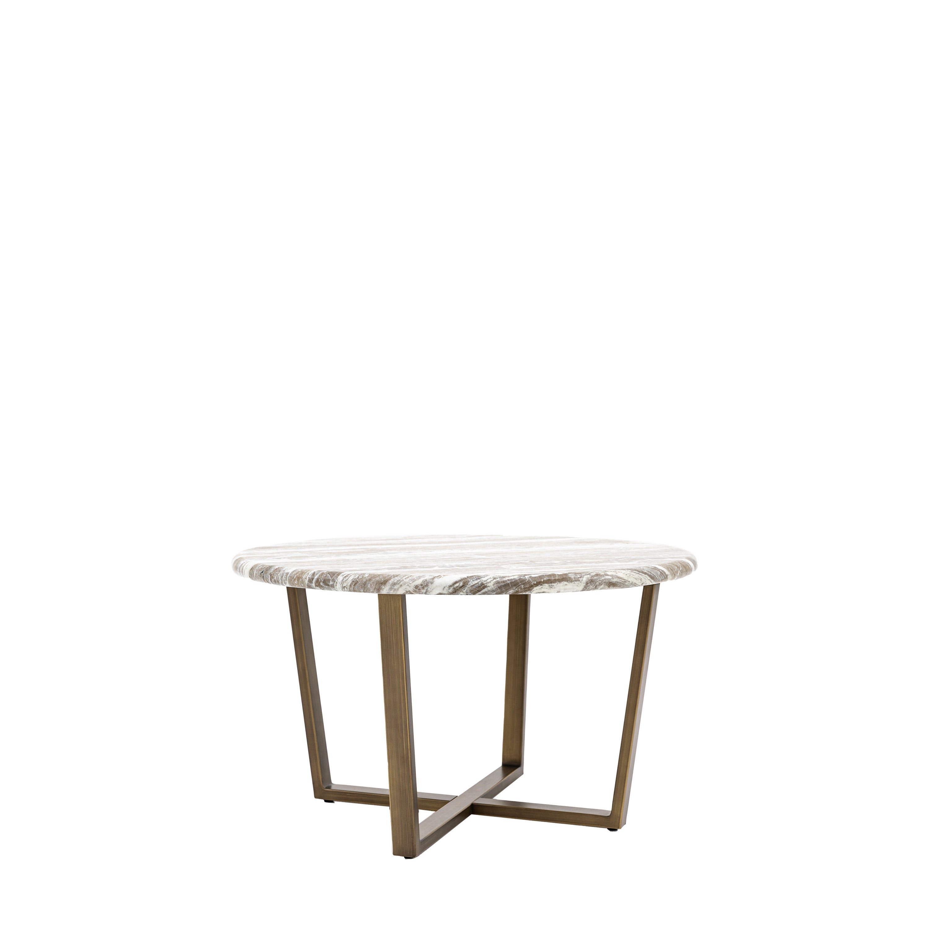 Bilbao Gold & White/Green Marble Effect Coffee Table